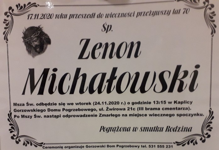 Zmarł Zenek Michałowski
